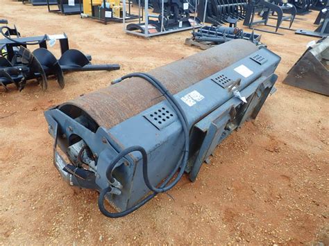 used skid steer roller|roller attachment for skid steer.